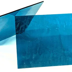 2 New Stained Glass Panels, Coloured Glass Sheets For Stained Glass Crafting, 7.8" × 6.9" Each