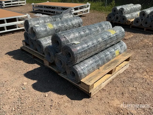 Quantity of (10) 2026 BYT FFC762 330 ft x 4 ft Galvanized Farm Fencing (Unused)