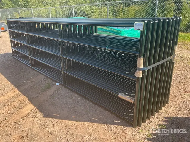 Quantity of (16) 2026 BYT RG1016 16 ft x 4 ft Heavy Duty Ranch Livestock Gate (Unused)