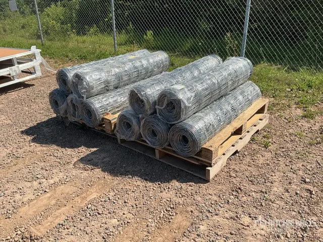 Quantity of (10) 2026 BYT FFC762 330 ft x 4 ft Galvanized Farm Fencing (Unused)