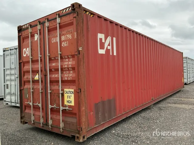 2011 40 ft High Cube Storage Container