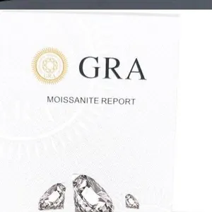 NEW 4.0ct Moissanite Lab Diamond, Round Brilliant Cut - - VVS1, GRA Report, Tests Posit with a Diamond Tester (More Brilliant Than a Diamon