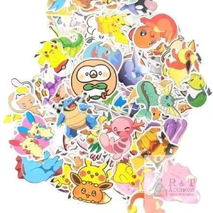 200 New Pokemon-Themed Stickers Up To 2.5" Long, For Pokemon Fans