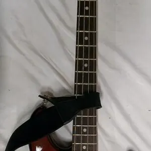 G&L Tribute SB-2 Electric Bass Guitar, Metallic Red, Poplar Body, Hard-Rock Maple Neck, Rosewood Fretboard