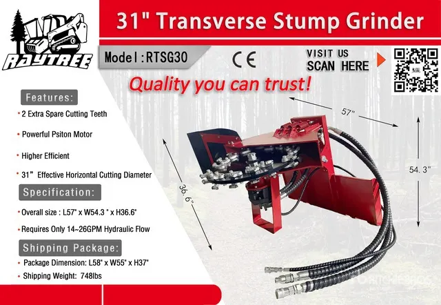 2026 Raytree RTSG30 31 in Transverse (Unused)