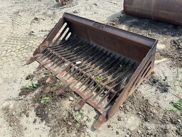 64 in Skid Steer Screening Bucket