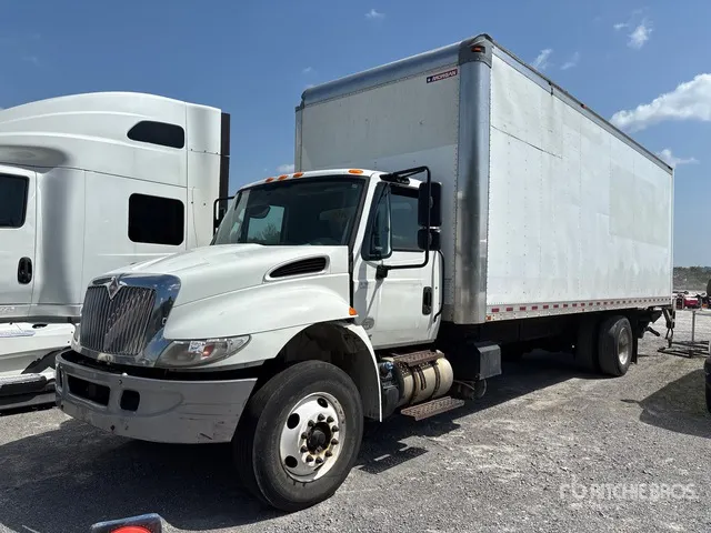 2019 International Durastar 4300 4x2 Van Truck (Inoperable)