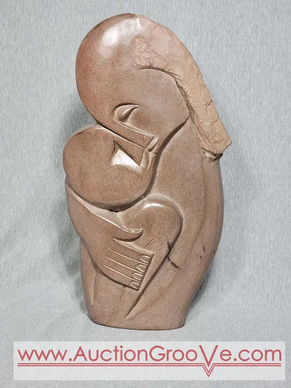 Shona Lovers signed by Artist Farai Tendai. . 17 x 9 x 2.5. A4