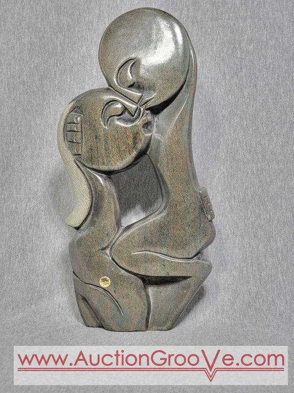 Shona Kissing Couple. 14.5 x 7 x 1.5. A4