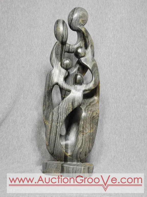 Shona Family of 5. 18 x 6 x 3. A4