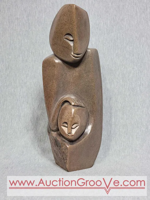 Shona Mother and Child. 11 x 4.5 x 3. A3