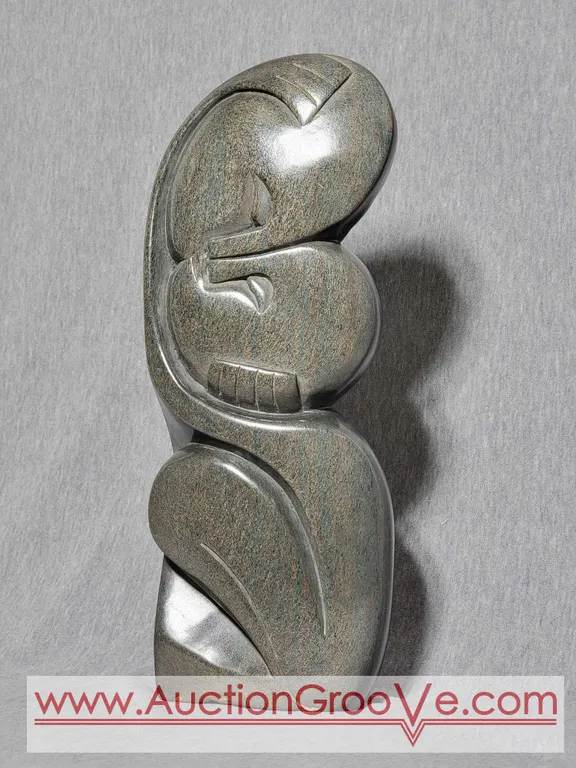 Shona Kissing Couple. 12 x 5 x 3. B3