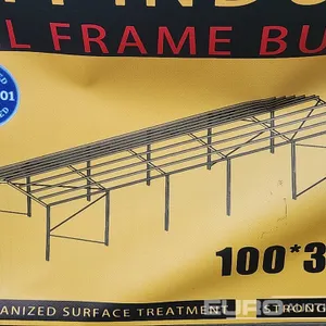 Unused 2026 KMY Industrial 100X30X26' Galvanized Steel Framed Building 