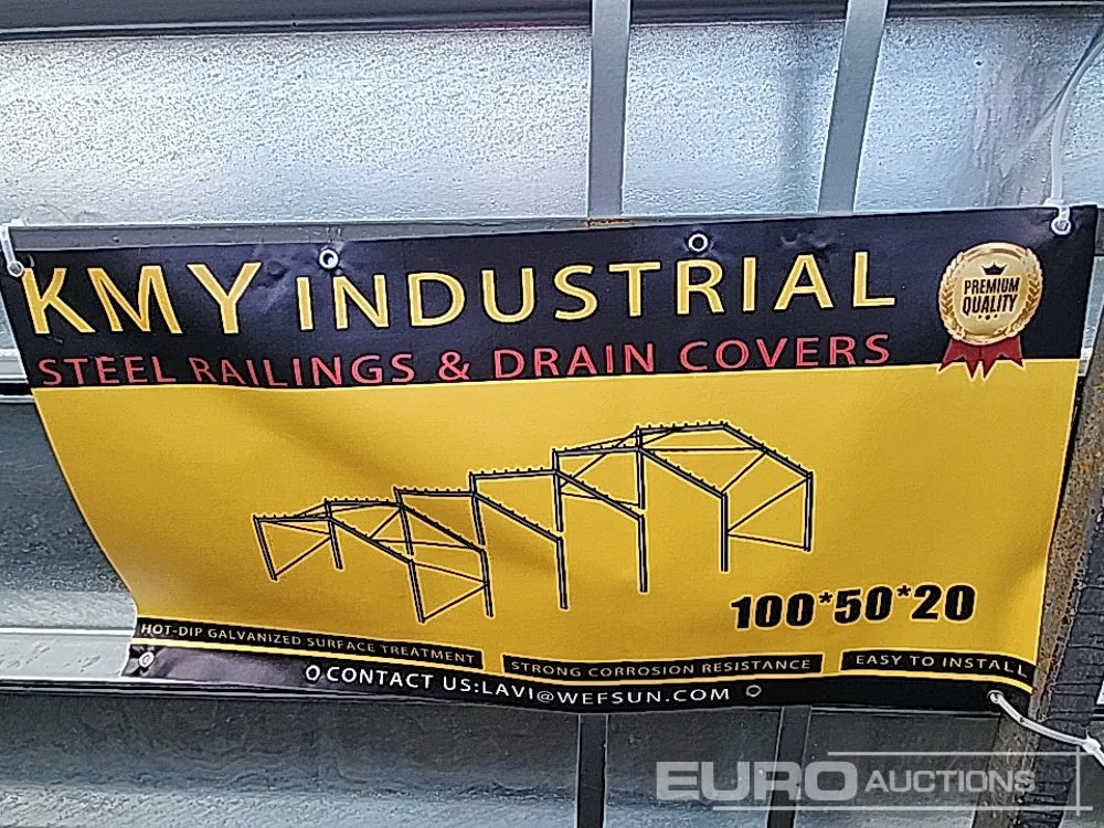 Unused 2026 KMY Industrial 100X50X20' Galvanized Steel Framed Building