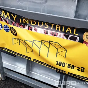 Unused 2026 KMY Industrial 100X50X26' Galvanized Steel Framed Building 