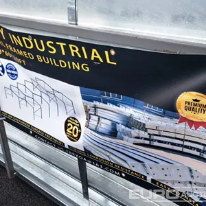 Unused 2026 KMY Industrial 100x60x20' Galvanized Steel Framed Building 