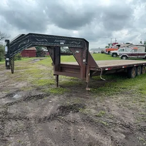 SWS 26'  TRIDEM GOOSENECK FLAT DECK TRAILER