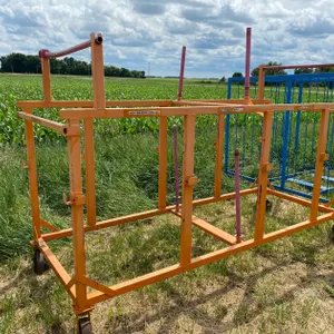 STEEL RACKING ON HEAVY DUTY CASTERS