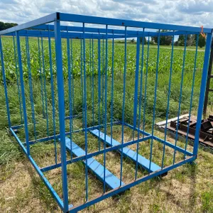STEEL RACKING WITH FORK POCKETS