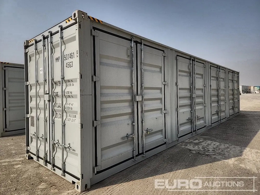 2026 40' HC Container, 4 Side Doors, One End Door (GCC DUTIES NOT PAID)
