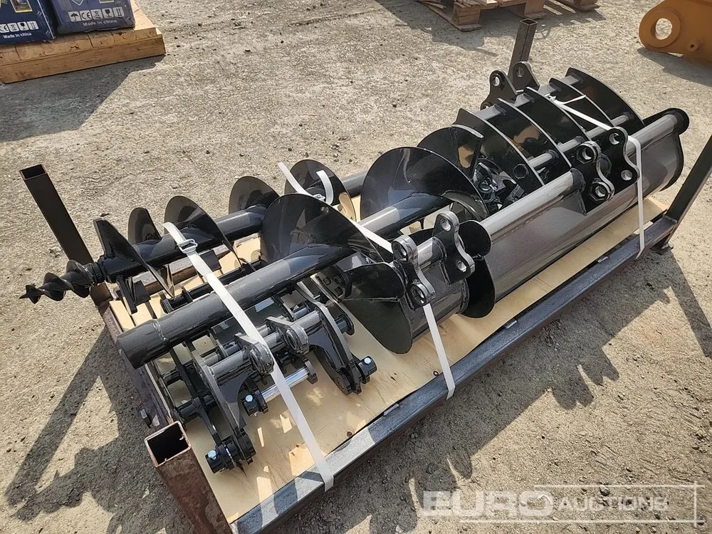 Unused 2026 Captok Qty (8) Rake, Ripper, Graber,12" Auger, 16" Auger, 8" Narrow Bucket, 24" Bucekt, 32" Bucket to suit Excavator (GCC DUTIES NOT PAID
