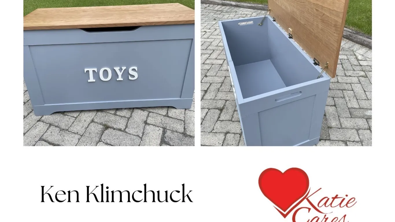 Handcrafted Wooden Toy Box
