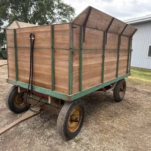 John Deere 70 inch x 10ft wooden barge wagon