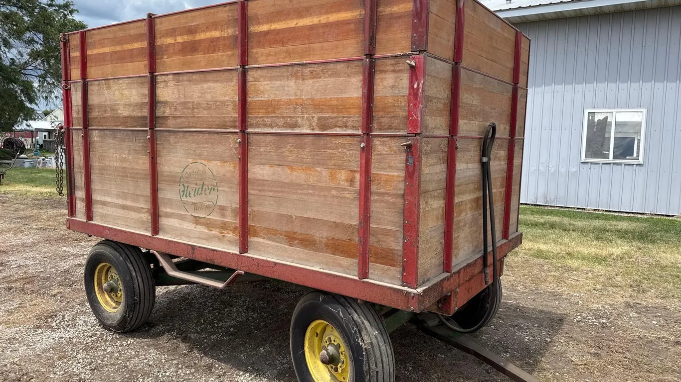 Heider 6ft x 10ft Wooden Barge Wagon