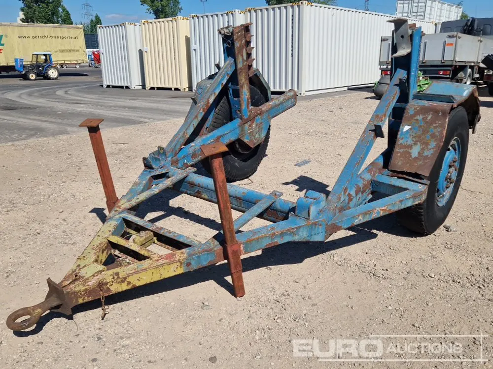 Single Axle Cable Reel Trailer