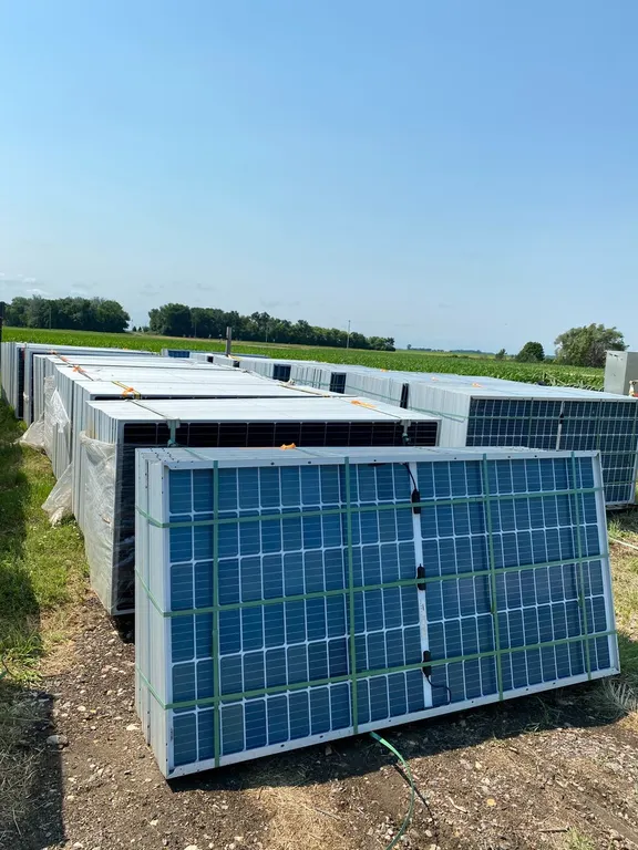 9 PALLETS OF SOLAR PANELS