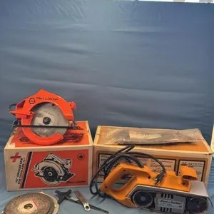BLACK AND DECKER BELT SANDER AND 7 1/4IN CIRC. SAW