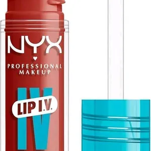 New NYX Professional Makeup Lip IV Hydrating Gloss Stain, Lip Gloss, Infused with VITAMINS & COCONUT WATER, Up to 12HR Hydration, High Pigment, We