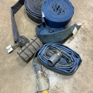 Various lengths of layflat hose and banjo fittings