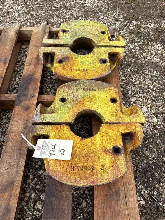 set of John Deere Combine Wheel weights