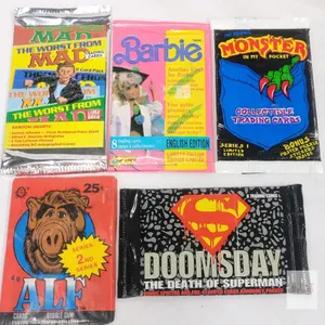 5 Vintage Non-Sport Sealed Wax Packs . See photos