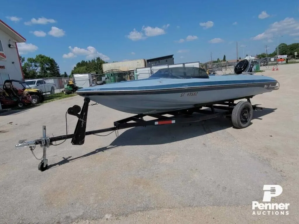 *1988 Vanguard Phantom 50HP Boat & Trailer