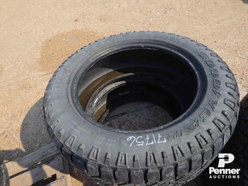 (4) 275/55R20 Goodyear Wrangler Duratrac Tires