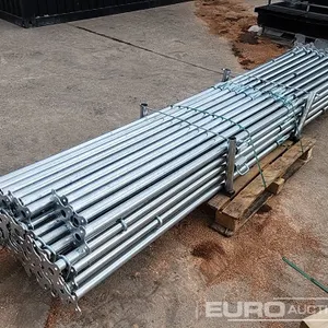 Unused 10' Galvanised Steel Props (30 of) 