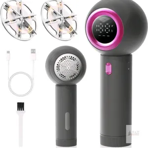 New GeeHee Rechargeable Smart Fabric Shaver Lint Remover, 3 Speeds Adjustable 2000mAh Electric Lint Remover for Clothes, Couch, Furniture, Bedding