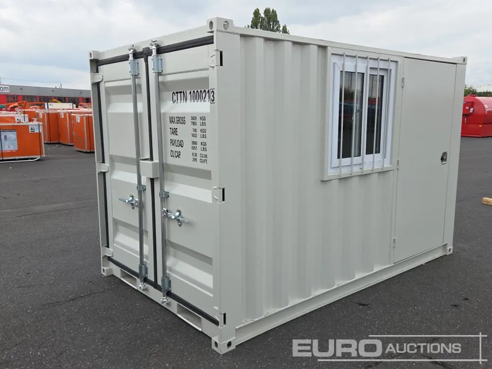 2026 10" Office Container, Side Door, Window