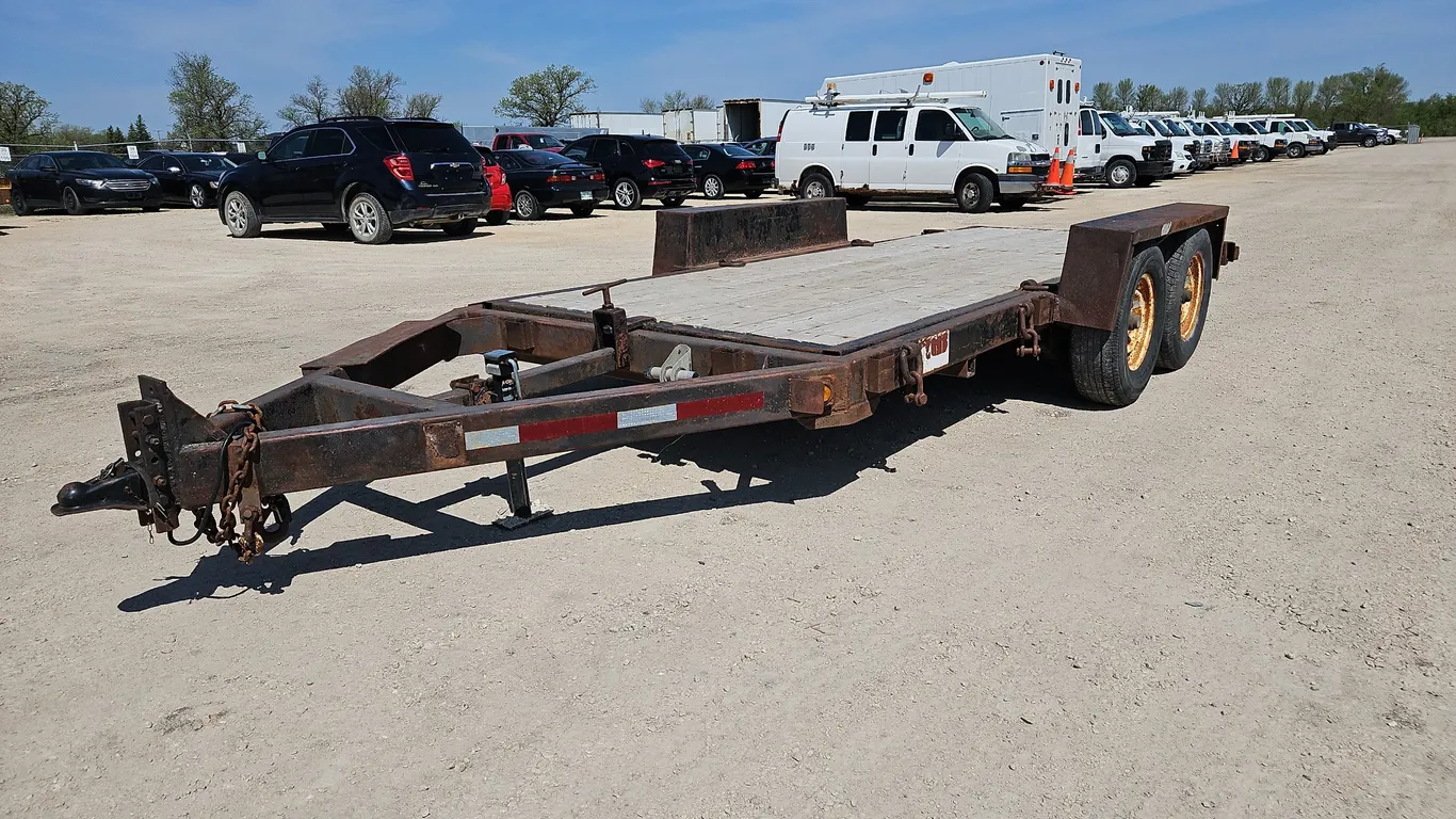 T/A 16.5 ft Tilt Deck Equipment Trailer
