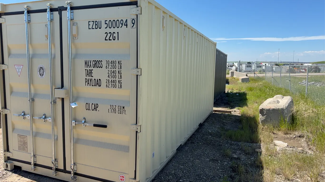 20' 1 Door Single Use Sea Container