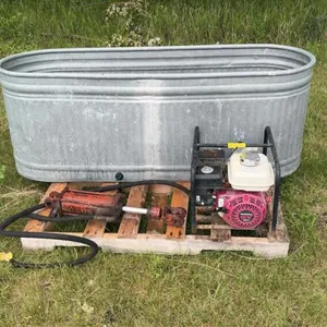 Honda water pump (2’)/ hydraulic cylinder/ water trough