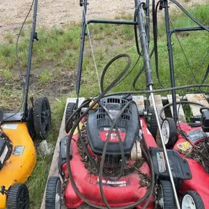 Push lawn mower/belts/ pressure washer wand