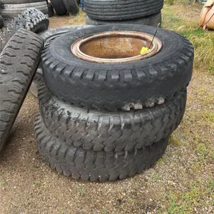 4- 9.00-20 tires (3 on rims)