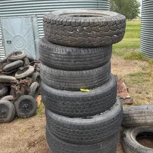 Assorted used tires