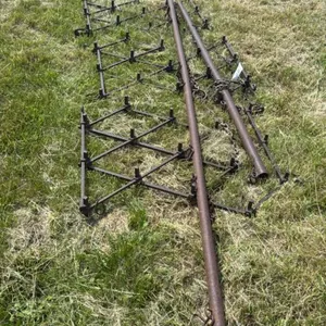 3 SECTION DIAMOND HARROW AND POLE
