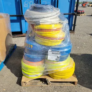 Pallet of fire hoses