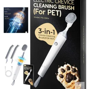New 3-in-1 Reciprocating Pet Cleaning Brush for Paws & Supplies