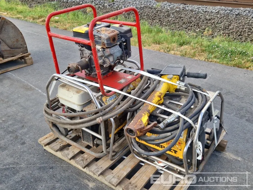JCB Hydraulic Power Pack (3 of) + Paving Breaker